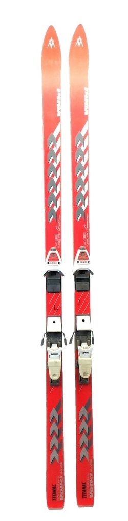 Vintage Volkl Titanal Torsionbox Skinetik Turbo Pro Competition Downhill Skis