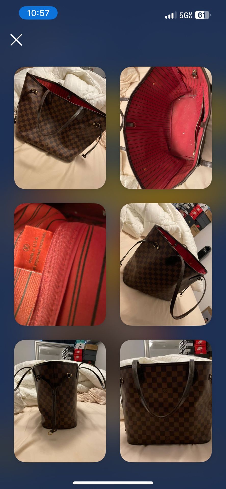 Louis V NeverFul Tote Bag
