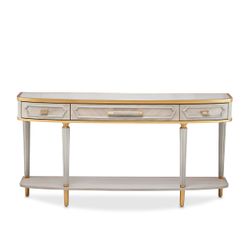 St. Charles Dove Gray Console Table