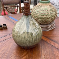 Green Antique Vase