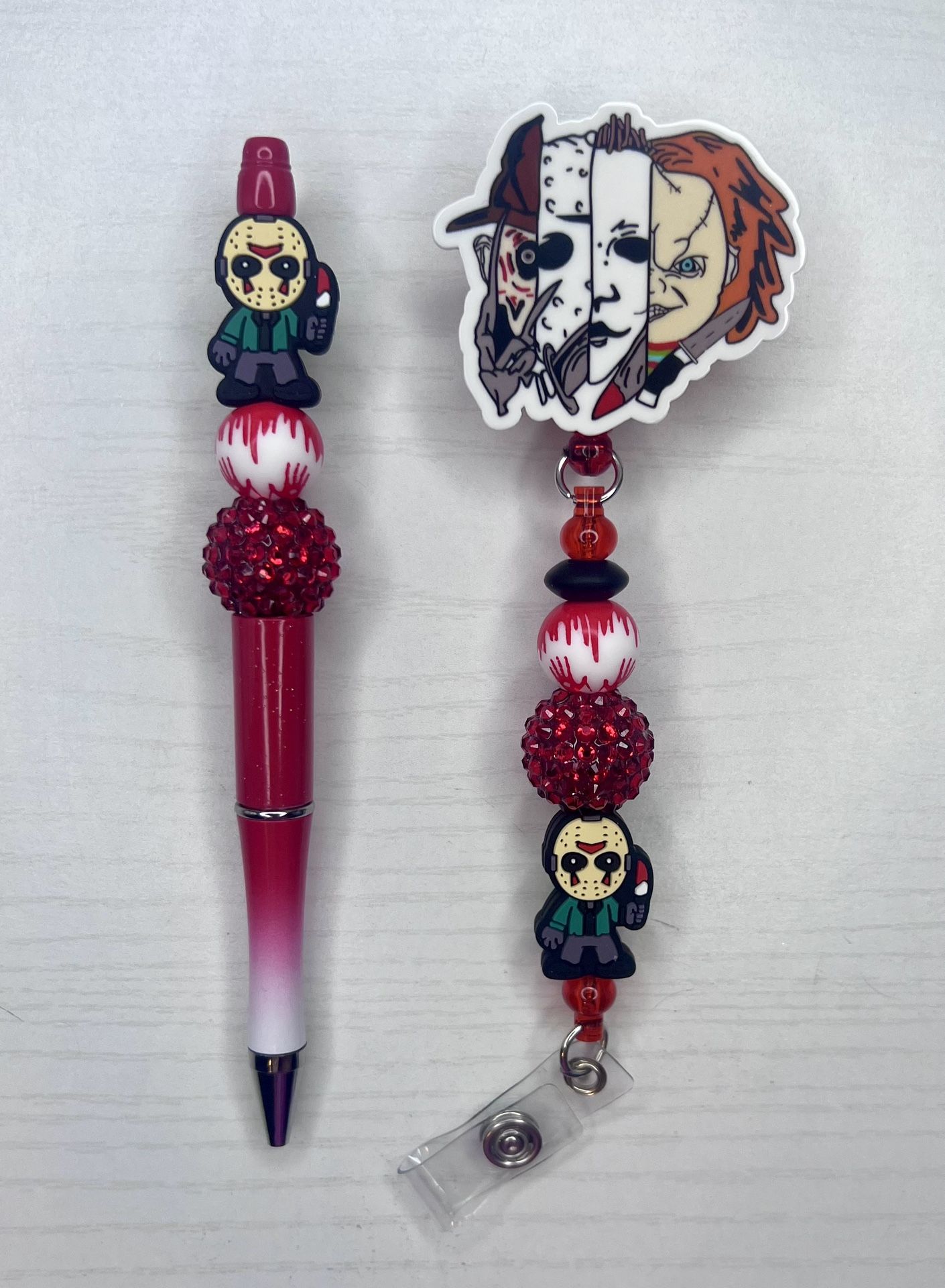 JASON BADGE REEL & PEN SET