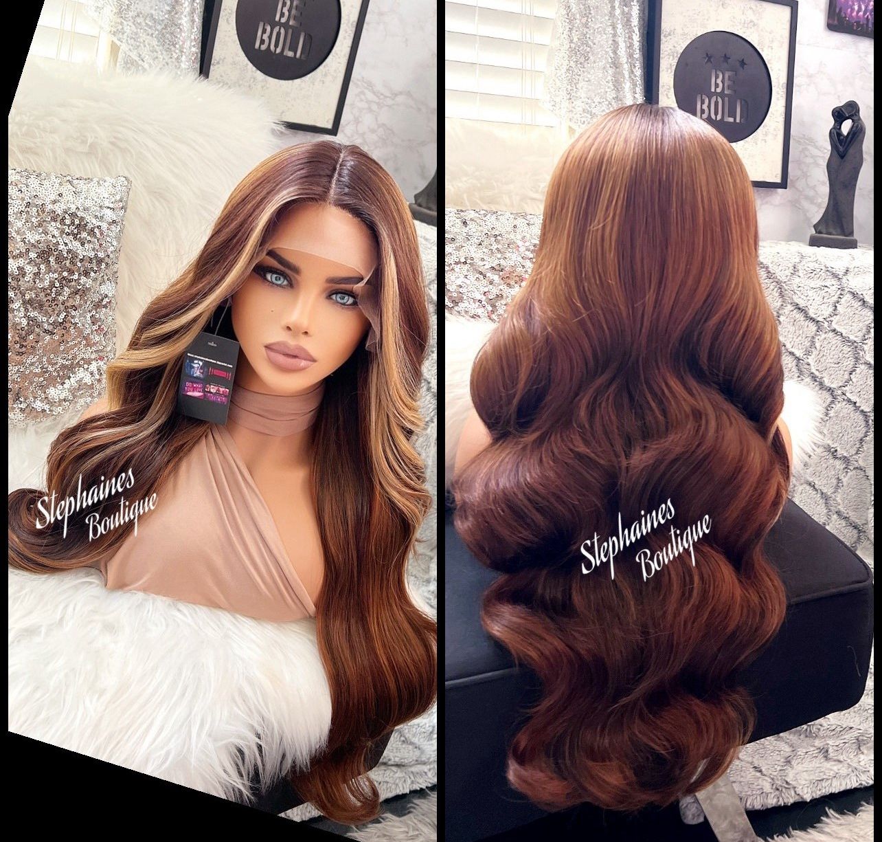 Human Hair Blended Lace Front Wig