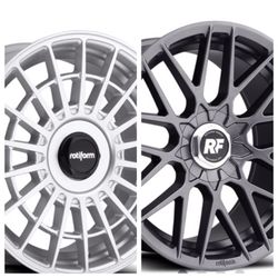 Rotiform 18" Rim fit 5x112 5x114 5x120 ( only 50 down payment/ no CREDIT CHECK)