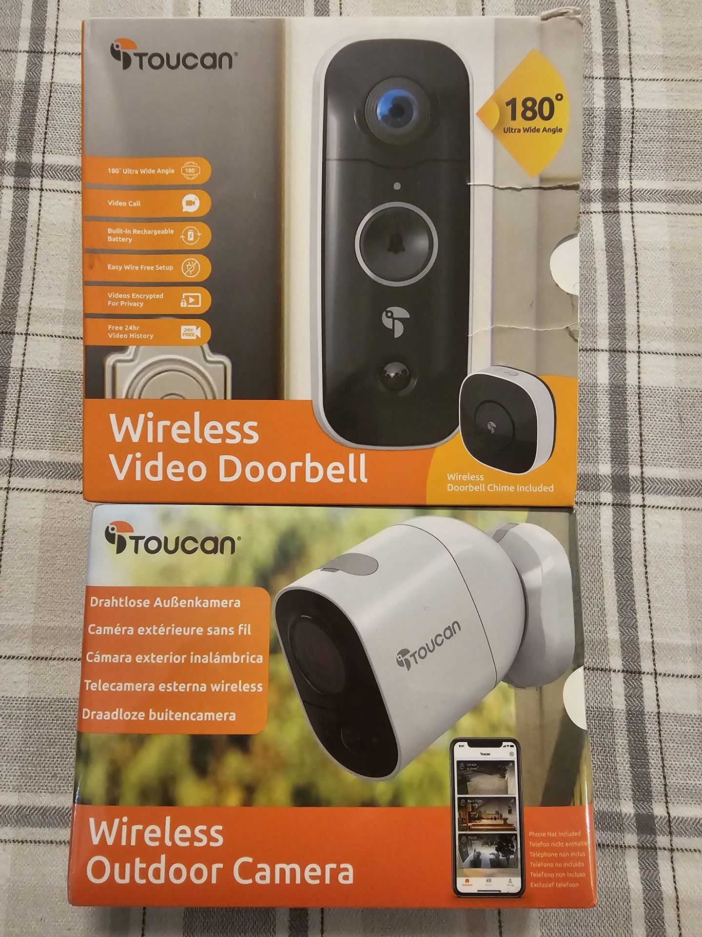 Toucan Outdoor Wireless Camera Video Door Bell