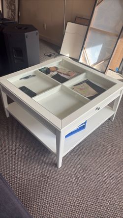 IKEA glass coffee table $60