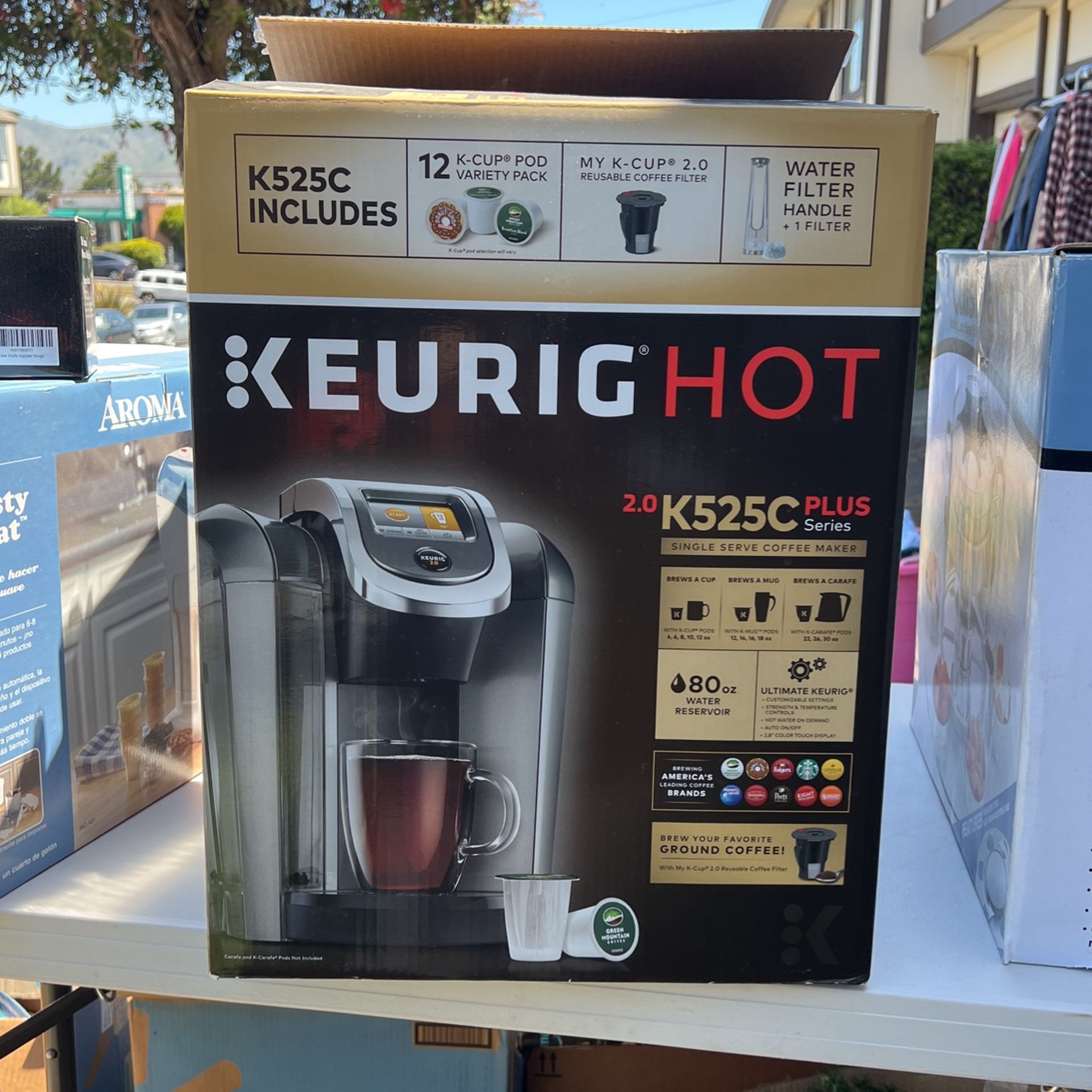 Keurig Hot 2.0 K525C Plus Series Single Serve Coffee Maker for Sale in South San Francisco CA OfferUp