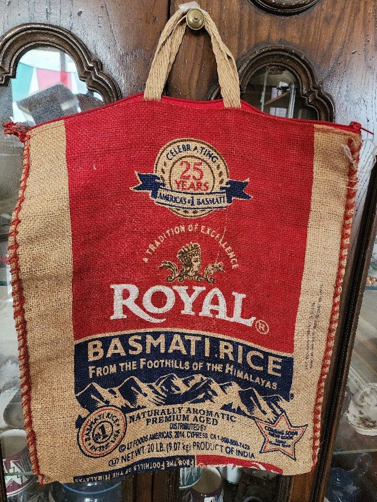 Rice Zipper Tote