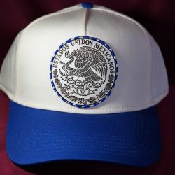 Baseball Cap with Leather Engraved Patch