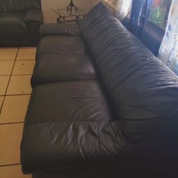 Black Sofa Set