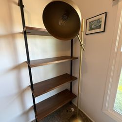 Gold Metal Floor Lamp