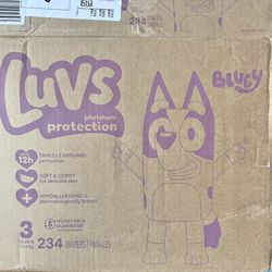 156 Size 3 Luvs Diapers