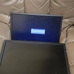2 Dell Monitors. Stands Available No Power Cables