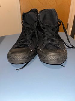 converse chuck taylor all black high tops