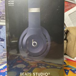 Beats By Dr. Dre Studio 3 Wireless Headphones Blue
