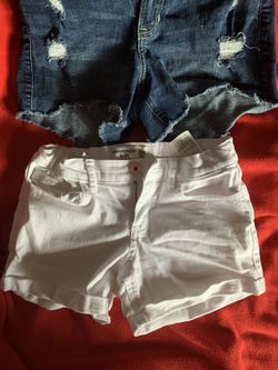 Girls Abercrombie Jean Shorts