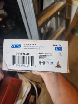 3/4" 70XL double union pressure regulator