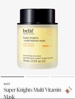 Belif super knights multi vitamin mask $38 MSR