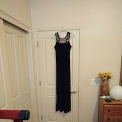 Long Black Dress By BCX Size: Small