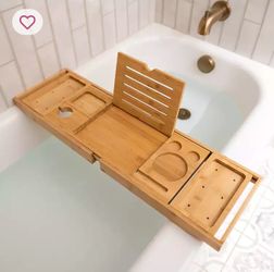 Bamboo Bathtub Tray