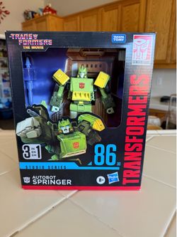 Transformers Studio Series Springer 86 Leader Class 3-in-1 Triple Changer NEW