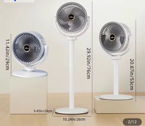 New in then box height adjustable cooling fan