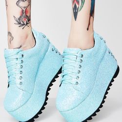 Club Exx Sweet N Sour Glitter Platforms