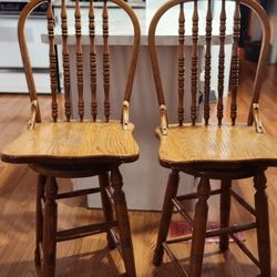 3 Wooden Stools