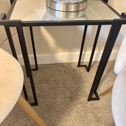 Mirrored Side Table