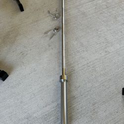 FITNESS GEAR 45Lb solid Olympic Barbell 7ft $70  
