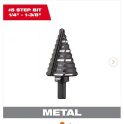 Milwaukee Step Drill Bit