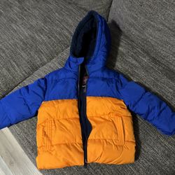 Toddler Boy’s 18mo-2T Heavyweight Hooded Puffy Jacket $10