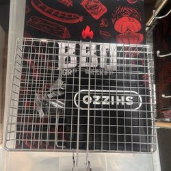 Grill Basket, Barbecue BBQ Grilling Basket , Stainless Steel 