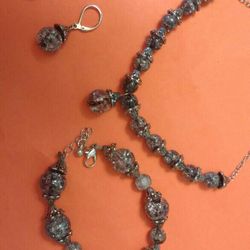 Necklace, Earrings, Bracelet Set
