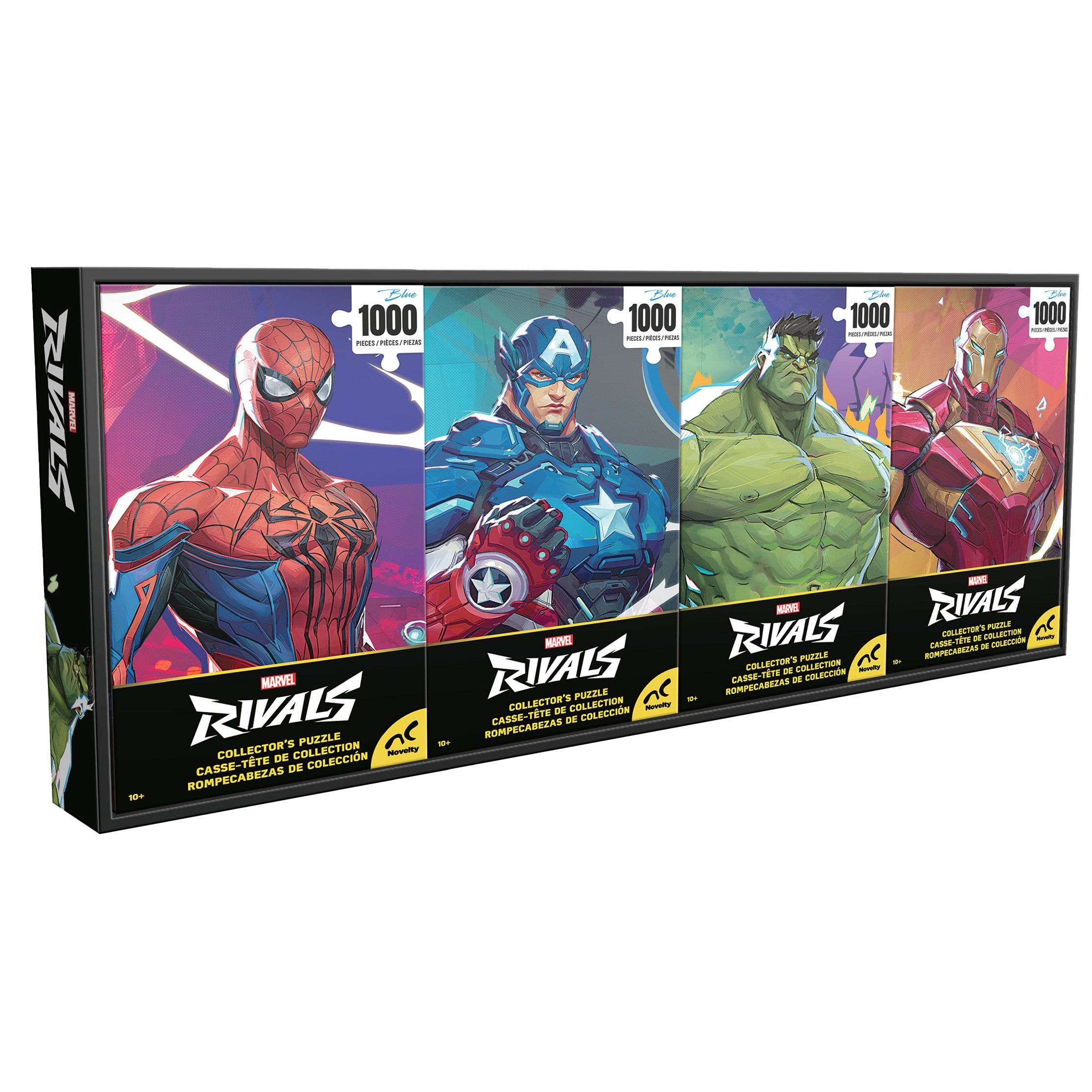 NOVELTY 4-PACK COLLECTOR PUZZLE ASSORTMENT MARVEL