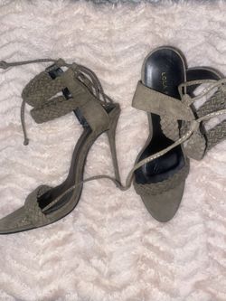 Olive Green Stiletto Heel