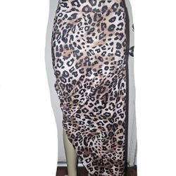 Leopard Asymmetrical Skirt 