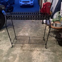 Brand New Metal Plant Stand – 2 Tier (Vigoro) 