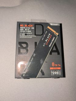 8TB Western Digital Internal NVMe SSD