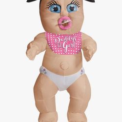 Inflatable Baby Girl Adult Costume ( Gender Reveal) 