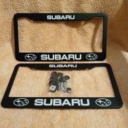 Subaru License Plate Holder With Hardware