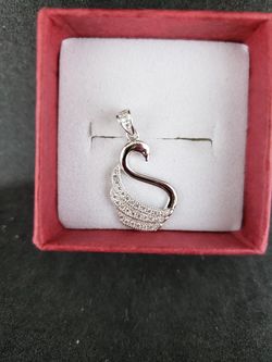 Beautiful swan pendant
