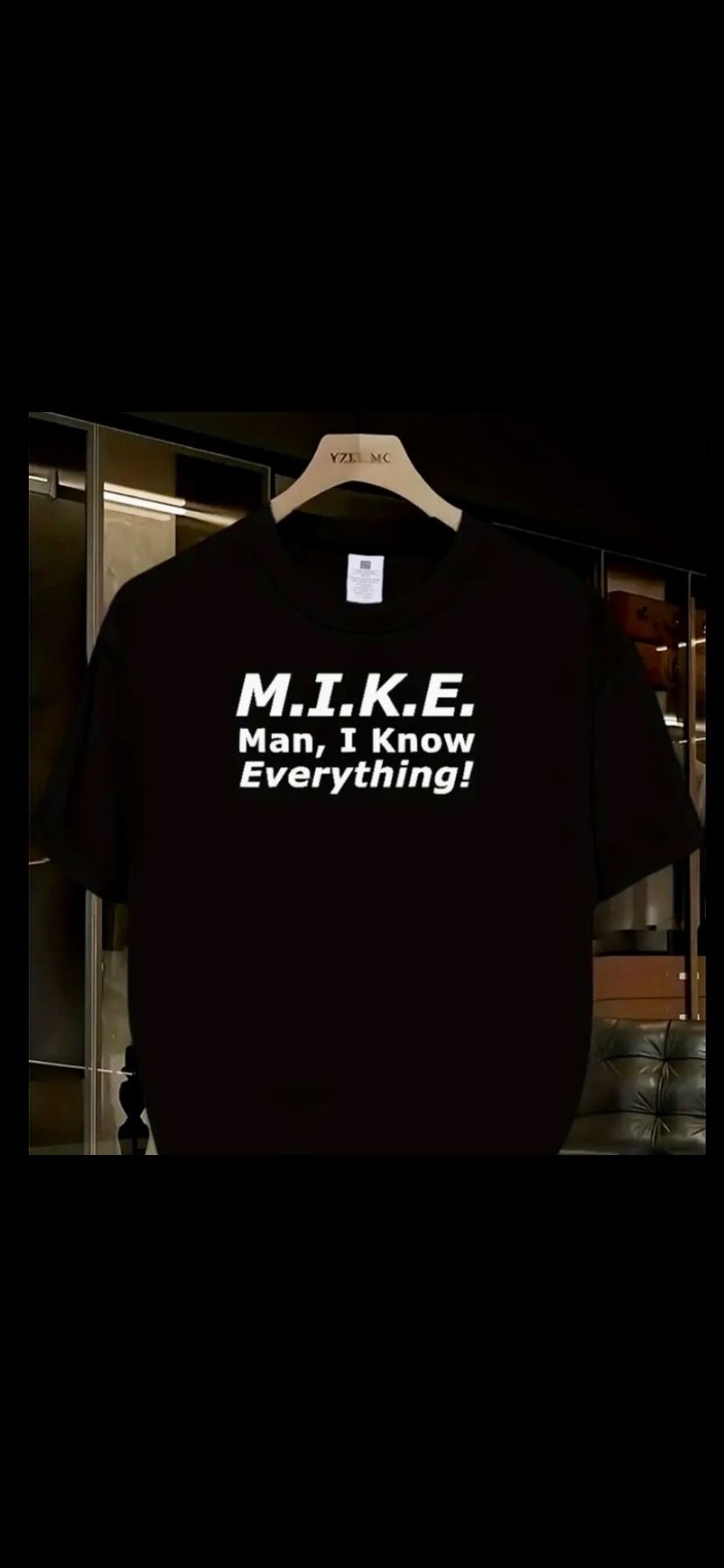 M.I.K.E. T-shirt / Black