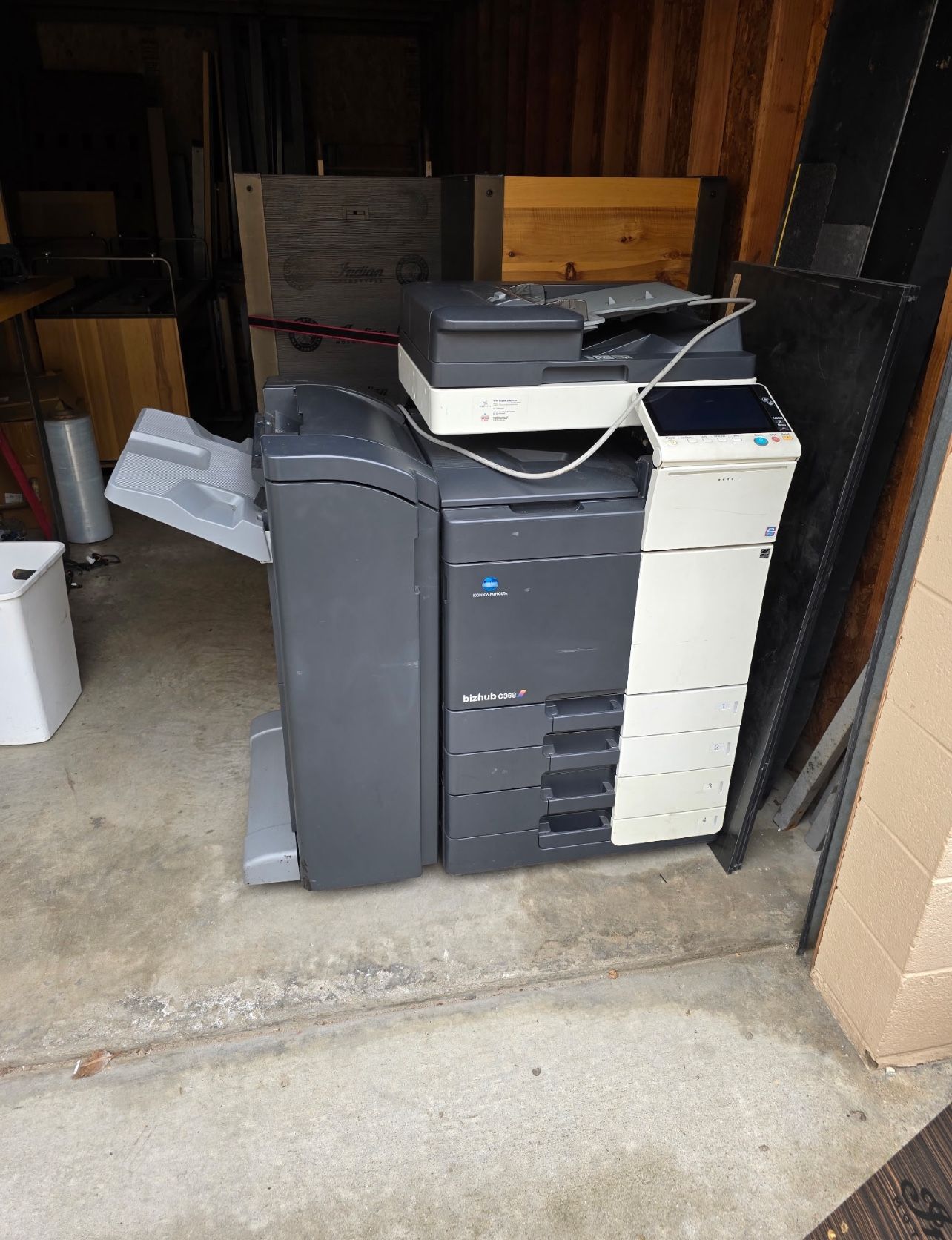 Konica Minolta bizhub 368e Monochrome Copier Printer Scanner