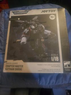 Warhammer 40k, Raven Guard, CHAPTER MASTER KAYVAAN SHRIKE, scale 1/18.