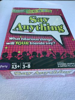 Board game say anything