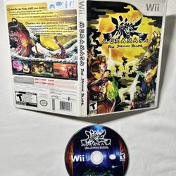 NINTENDO Wii MURAMASA THE DEMON BLADE NO MANUAL CLEAN