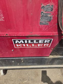 Lincoln Electric Red Welder on Wheels