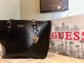 Guess Los Angeles Tote Bag Auténtica con Bolsa de Tienda $50