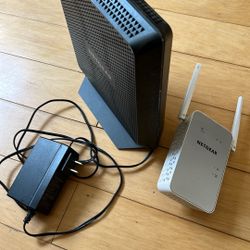 Netgear  Router And Extender For Comcast 