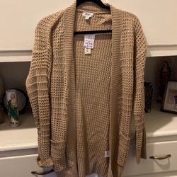 Tan Cardigan 